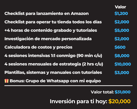 Programa de Acompañamiento y Crecimiento en Amazon